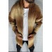 Men's Long-sleeved Knit Sweater Cardigan Leisure Trench Caedigan