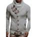 Men's Stand Collar Winter Warm Casual Collar Sweater