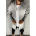 Men's Long-sleeved Knit Sweater Cardigan Leisure Trench Caedigan