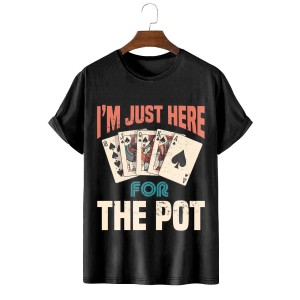 Retro Gambling Poker Short Sleeve T-Shirt